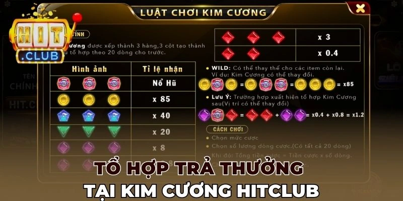 Tổ hợp tưởng tại Kim cương Hitclub